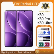 Original AMOLED For Redmi K80 K80 Pro K80 Ultra LCD Display Touch Screen Replacement