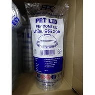 PET98 Glass Lid Plastic Size 98 Mm. PET98/50 Pieces