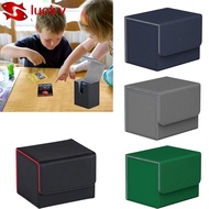 LUOLRV Deck Box, Collectible Game PU Game MTG Trading Card Holder, Collection Box Storage Box Protec