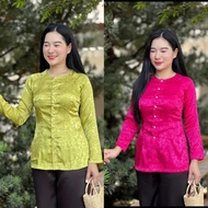 Ba Ba Brocade Shirt Round Neck Long Sleeves Big Size 40-92kg All Colors
