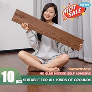 10pcs Vinyl Flooring  Waterproof Self Adhesive Sticker Lantai Vinyl Pelekat Lantai Pelekat 地板貼 PVC F