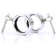 Olympic Barbell Collar for 2" Olympic Bar, Barbell Clamp Clips, Pair of Quick Release Stainless Stee