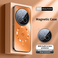 AG Frosted Magnetic Side Heat Dissipation Case For VIVO X300 Pro X200 Ultra X200 Pro X200S X200 Pro 