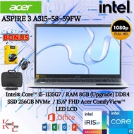 Acer Aspire 3 A315-58-59FW Intel i5 Gen 11th Ram 8GB SSD 256GB