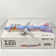 JC Wings SA4013 1: 400 China Airlines A321neo B-18101 Alloy Airplane Model