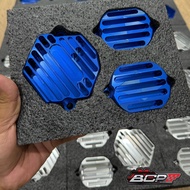 ฝาครอบ 4 วาล์วwave 125 งานCNC ตัวหนา อุปกรณ์ครบกล่อง BCP