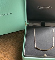 Tiffany & Co Smile T Necklace in Rosegold 頸鏈 項鏈 35189432