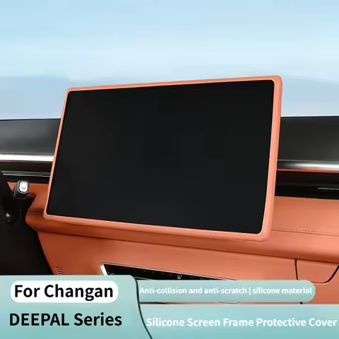 For Changan DEEPAL S7 S07 S05 S09 L07 Silicone Screen Frame Protective Cover Car Screen Protector Ca