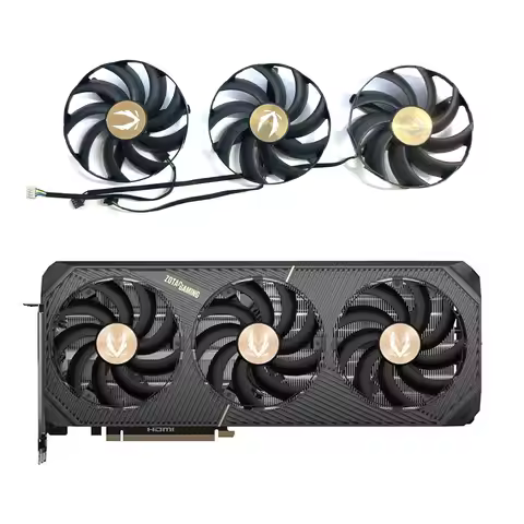Graphics Card Cooling 97MM 4PIN TF10S12H-15PAA DC 12V 0.60A RTX 5090 GPU Fan Suitable for ZOTAC RTX 