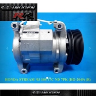 HONDA STREAM '03 10S 17C DENSO 7PK (R) COMPRESSOR HO-2049