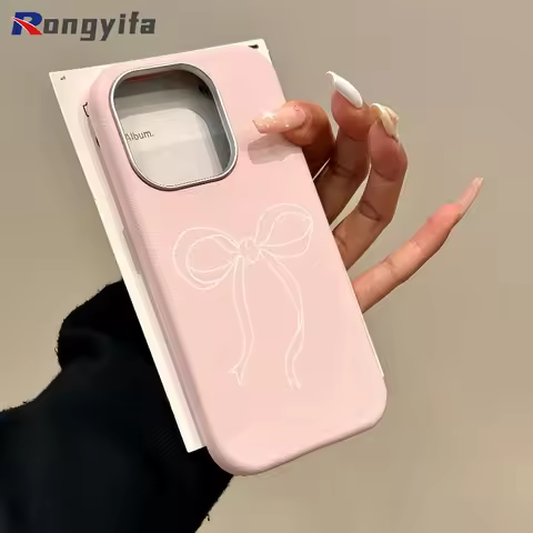 INS Style Simple Bowknot Phone Case For Infinix Hot 60 60i 50i 40i 30i Pro Plus NFC 20s 12 11 Play 1
