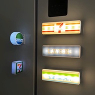 【Shipment Within 24 Hours‌】 Fridge Magnet 711 Convenience Store Boleh Cahaya Hiasan Magnetik Portabl