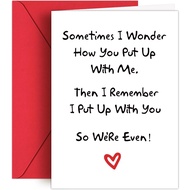 [Coisíní] Love Card Anniversary Card for Wife - Funny Husband Birthday Card, Father's Day Gifts for 
