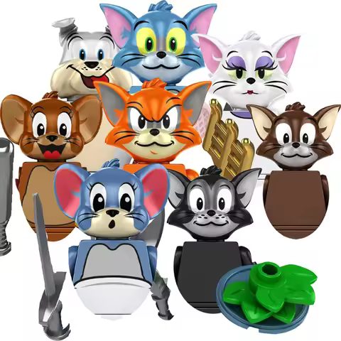 Children's anime Tom, Toodles Galore, Lightning, Butch, Tuffy, Meathead, Jerry, Spike, children's bi