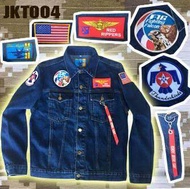 เสื้อแจ็คเก็ตยีนส์ นักบิน PILOT JACKET JEANS / JKT004 DeeDee2Pakcom