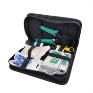 Kingdo 8 in 1 RJ45 Cat5e Cat6 Network Ethernet LAN Kit Cable Tester Crimper Crimping Tool Set
