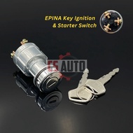 [CS ONLINE] EPINA Key Ignition Switch EN514000 3pin For Forklift machinery Lorry Truck 100% Genuine 