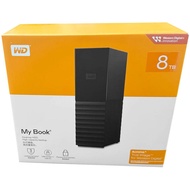 WD My Book 8TB USB 3.0 Desktop External HDD (US and UK Plugs), WDBBGB0080HBK
