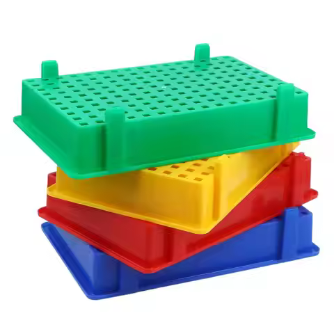 New 1PCS Thickened Plastic Lithium Battery Storage Box For 18650 Cells - Divided Transport And Turno