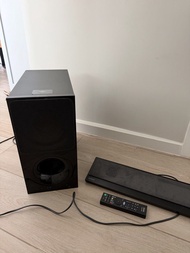 【SONY索尼】4K HDR WiFi Soundbar+無線重低音組(HT-CT800)