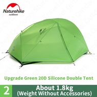 Naturehike Star River Campingเต็นท์อัพเกรดUltralight 2 Person 4 ฤดูเต็นท์ฟรีNH17T012-T