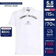 Tommy Hilfiger เสื้อโปโลผู้ชาย รุ่น MW0MW33587 YBR - สีขาว