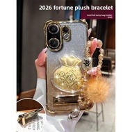 Golden Lucky Bag Case For Oppo Reno 10 10pro 9 9pro1111f 11pro 12 12pro12f Phone Case Soft Anti fall