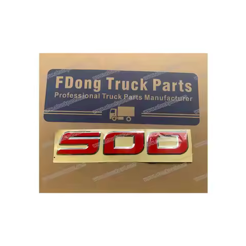 FDONG MARK "500" Red 5 CM for HINO MEGA 500 FC9J HINO VICTOR 500 GH8J