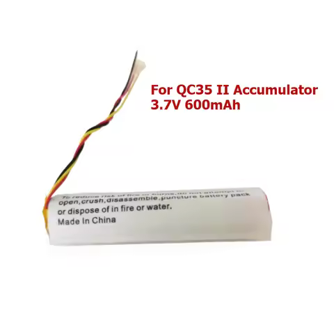 For Bose QuietComfort QC35 & QC35 II Accumulator 3.7V 600mAh Li-Polymer Replacement Battery 3-wire
