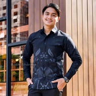 Kemeja Batik Pria Lengan Panjang Sultan Baju Batik Cowok Formal Casual Slim fit Laskala Azmil Batik