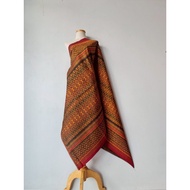 Silk Sarong 3-Shuttle Size 1x2 Meters Red And Orange Floor Code R2Q-119-MM3F34