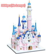 Leiao UT【🔥HOT✔️Ready】Ready 6000pcs Mainan Titanic / Paris Eiffel / Taj Mahal Block Dengan Lampu DIY 