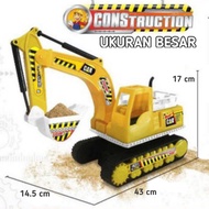 Big toy Excavator Backhoe truck construction car or bego truck
