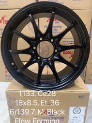 ล้อแม็กใหม่ - CE28 ขอบ18 สีดำ - ( 18 x 6รู139 ) หน้ากว้าง 8.5 x 8.5 - ET35/35- งานYUSTA - ส่งฟรีKerr