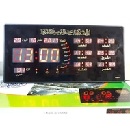 Digital Led Wall Clock Adzan Prayer Schedule Mosque Clock