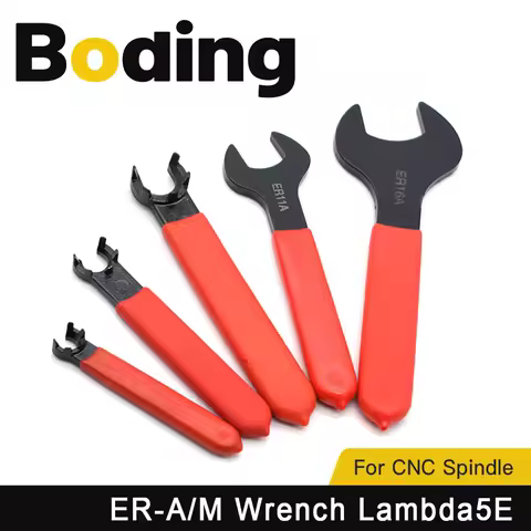 BODING ER Collet Wrench ER11A ER11M ER16A ER16M ER20A Collet Nut Spanner & Collet Chuck Holder CNC M