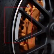 Hub Rims Eyebrow For AMG Sticker 4pcs AMG Wheel Eyebrow Sticker Hub Trims For AMG Mercedes-benz Mayb