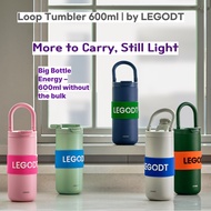 [LEGODT] Loop Tumbler Multi 600ml | 600ml Lightweight Style Tumbler with Snap Cap & Grip Sleeve