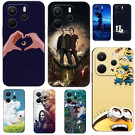 For XIAOMI redmi NOTE 14 4G 5G  Case Silicon Cover movie Game of Thrones anime cute