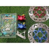 ✅ RCB Caliper Set with Cnc bracket & Trc Disc For CLICK V1 V2 V3 / BEAT