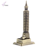 [freneci] Alloy Taipei 101 Tower Building Figurine Statue Model Home/Office Decor Gift