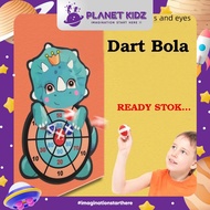 PLANETKIDZ FK433 Cartoon Dart Board Dart Throwing Toy Dart Board Cute Toy