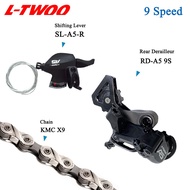 LTWOO A5 1X9S Group 9speed shift lever (with gear display ) derailleur KMC 9S chain Used with MTB Fo