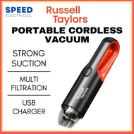 RUSSELL TAYLORS PORTABLE CORDLESS VACUUM CLEANER X4 HANDHELD VACUUM 充电吸尘机 小型吸尘机 MINI VACUUM CLEANER 