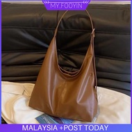 N165 READY STOCK MYFOOYIN Niche Design Vintage Shoulder Bag Fashion PU Leather Handbag Casual Commut