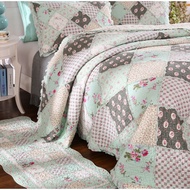 100% quilted cotton blanket set