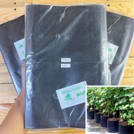 1 Pack Isi 6 Pcs Polybag Tanaman Hitam Besar Tebal Ukuran 50 cm x 25/50 cm Pot Tanaman - Agrowmedia