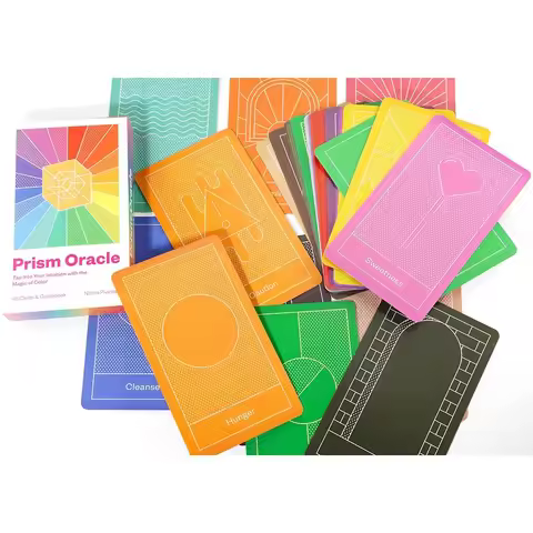 Prism Oracle card Tap Into Your Intuition With The Magic Of Color Cards Thoth Tarot Deck Doreen Virt