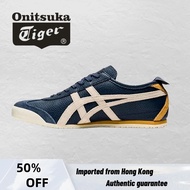 【100% Original 】Onitsuka Tiger MEXICO 66 Yellow Blue 1183B039-400 Low Top Unisex Sneakers