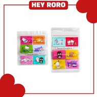 Sanrio Sanrio Characters Colorful A7 Zip Lock Bag (4pcs)